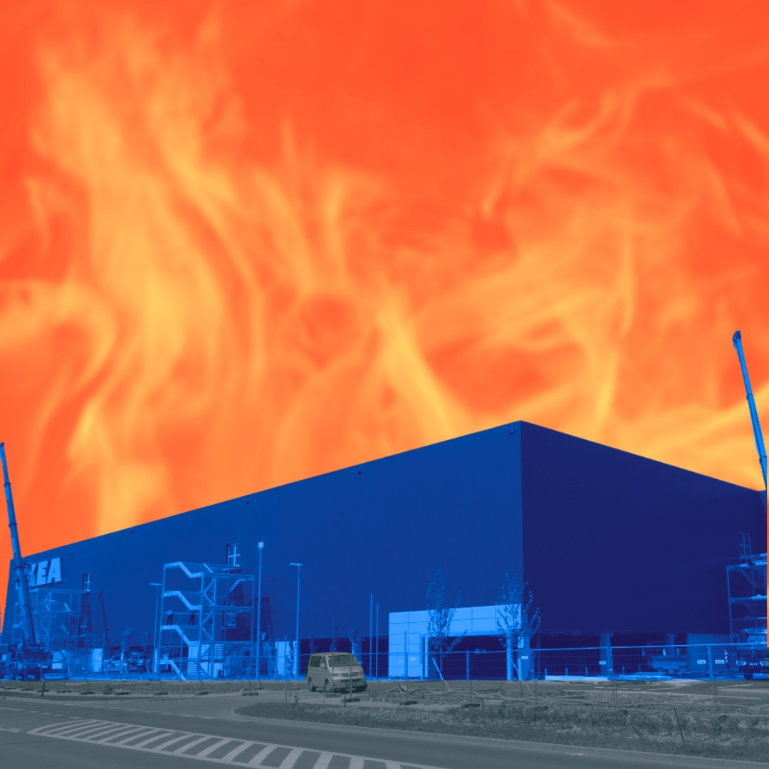 Agenți ruși au incendiat un magazin IKEA în Lituania